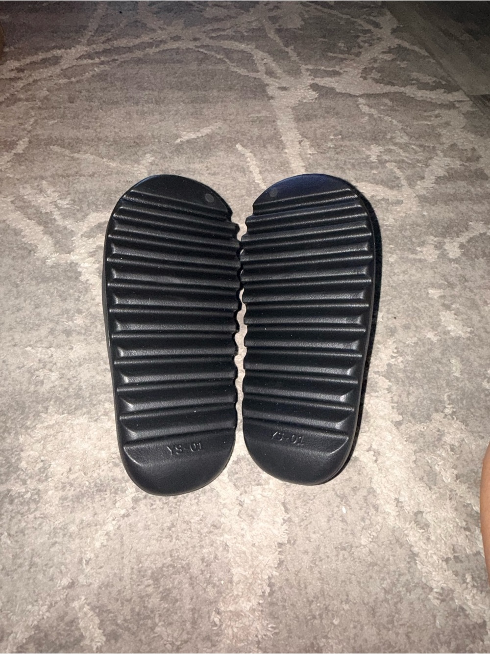 YZY YS-01 Black EVA Foam Slides Unisex Size 9 New - Picture 3 of 5